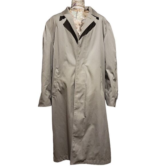 Oakton Ltd. Raintamer Classic Professional Business Trench Coat w Zip Out Liner - Picture 4 of 16
